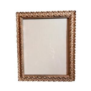 MCM ornate gold gilt frame Rococo style Hollywood regency victorian revival 8x10